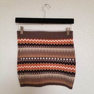 Vintage 100%  Cotton Boho Mini Skirt
